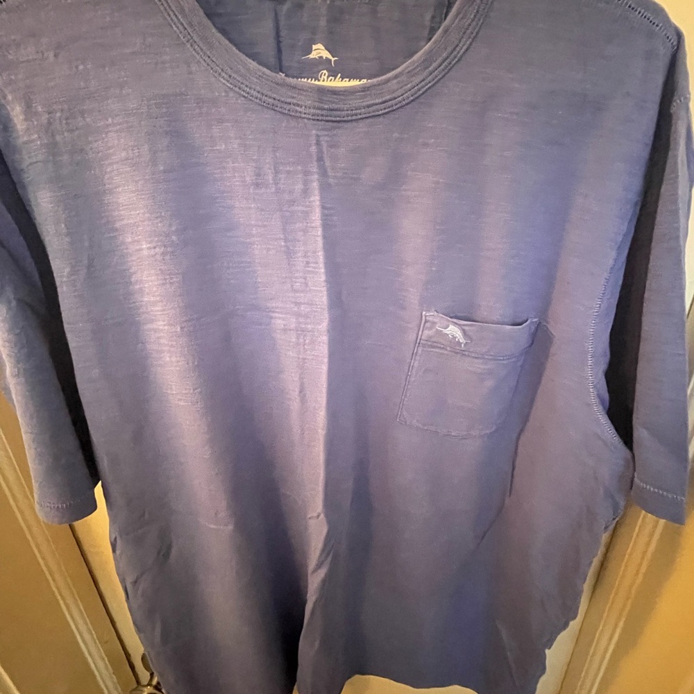 Tommy Bahama Blue Short Sleeve Tee Relaxed Fit